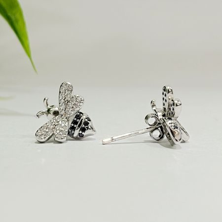 Italian Finish Butterly 925 Sterling Silver Earring